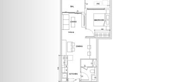 TMW-Maxwell-floor-plans-1-bedroom-study-Type-C2-singapore