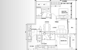 TMW-Maxwell-floor-plans-2-bedroom-dual-key-Type-E1-singapore